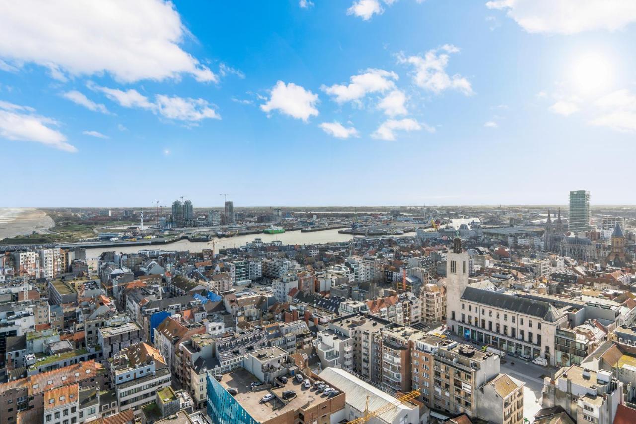 Skyline App 5P Met Prachtige Uitzichten & Terras Apartamento Ostend Exterior foto